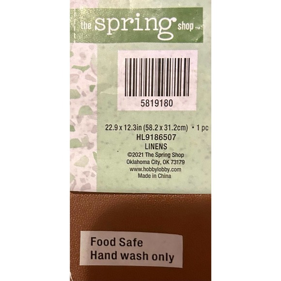 Brown Pig Piglet Faux Leather Farmhouse Placemats - Set of 4 - Picture 2 of 2